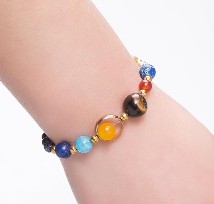 Fesciory Women Solar System Bracelet Universe Galaxy The Eight Planets Guardian - Image 6