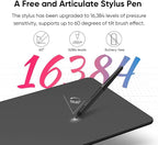 XPPen Updated Deco 01 V3 Drawing Tablet-16384 Levels of Pressure Battery-Free - Image 4