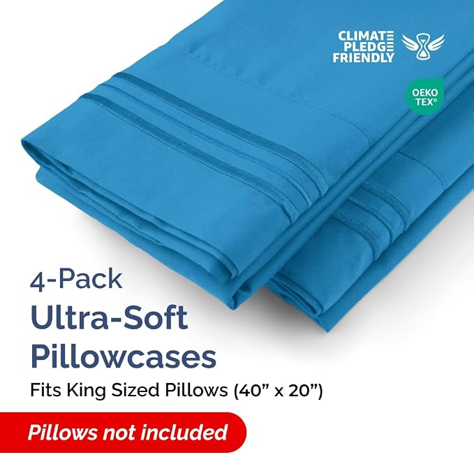 King Pillow Cases Set of 4 - Image 2