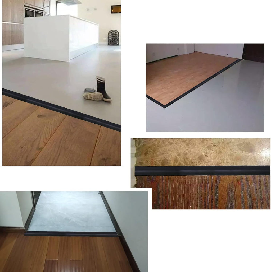 Floor/Door Flat Transition Strip & Self Adhesive Floor Vinyl Floor Edge Trim Laminate Floor Gap Covering Joining Strip