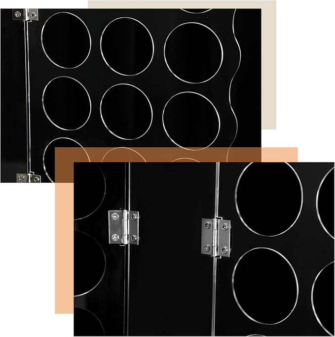Outus Vinyl Storage Rack Acrylic 15 Holes Vinyl Roll Holder Craft Paper Storage - Image 7
