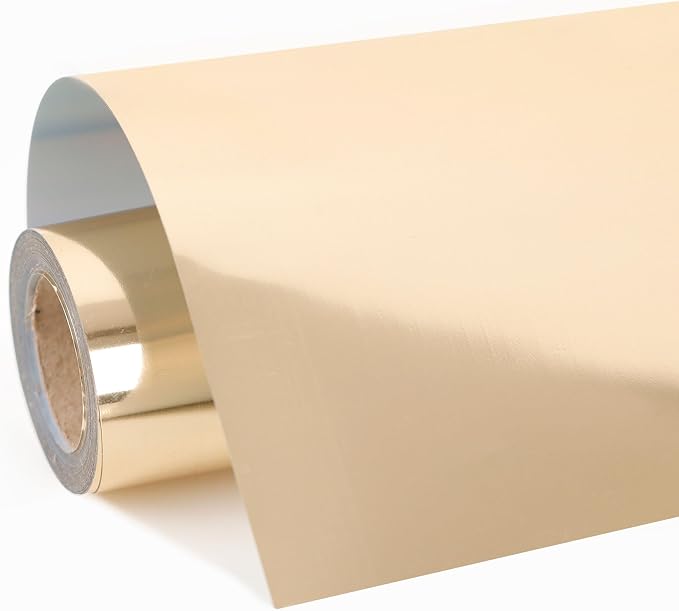 FUNKAKA Heat Transfer Vinyl Soft Gold HTV Rolls by FUNKAKA