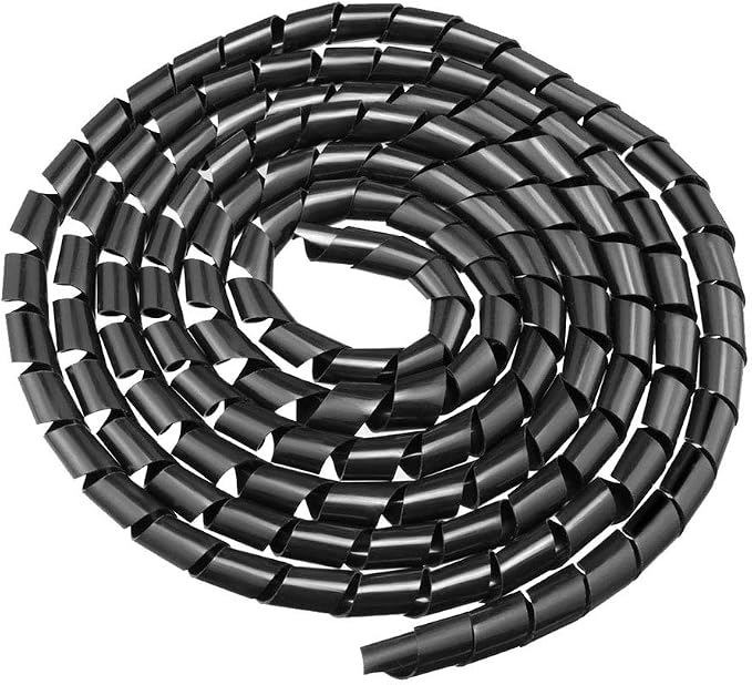 uxcell 11mm Flexible Spiral Cable Wrap Wire Cord Wraps Computer Manage Cord by uxcell