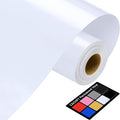 12" x 14FT White Vinyl by Sooez