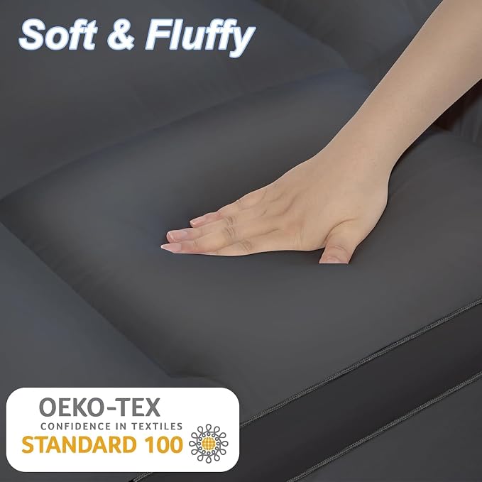 KAYFIA Twin Mattress Topper, Extra Thick Mattress Pad Cover - Image 3