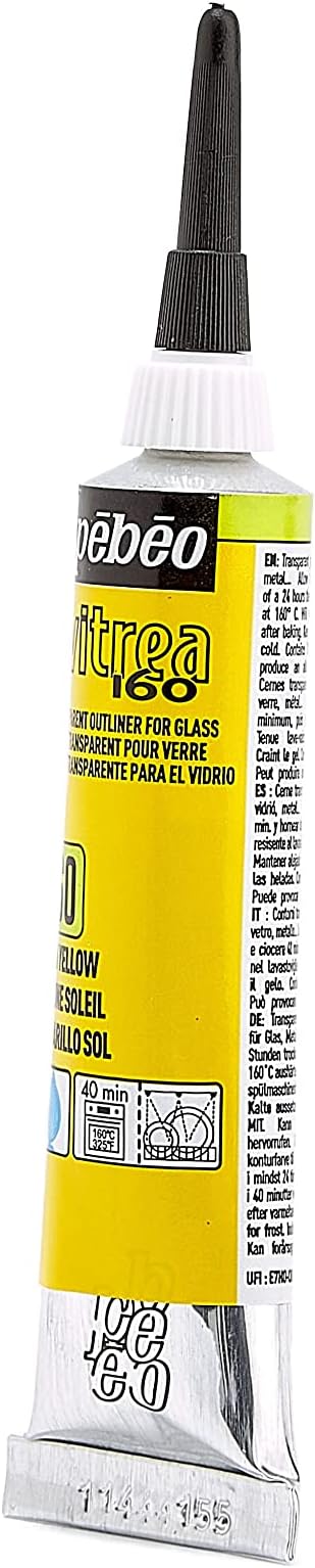 Pebeo Vitrea 160, Glass Paint Outliner, 20 ml Tube - Image 12