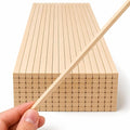 120PCS Square Basswood Dowel Rods 12 Inch – Unfinished Wood Dowels 1/4 Inch x by YARRDLLC