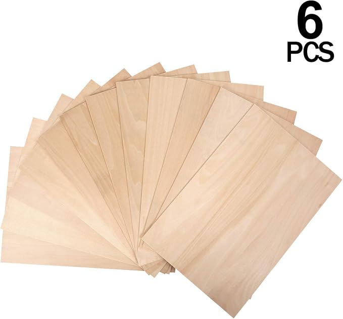 KEILEOHO 6 Pack Balsawood Sheets 12 x 8 x 1/16 Inch, Unfinished Natural - Image 3