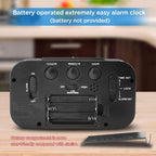 Peakeep Night Light Digital Alarm Clock Battery Operated - Image 7