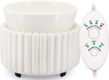 Ceramic Wax Melt Warmer with Timer Candle Warmer for Scented Wax Electric Fragrance Burner for Home, Office, Bedroom - Gift & Décor