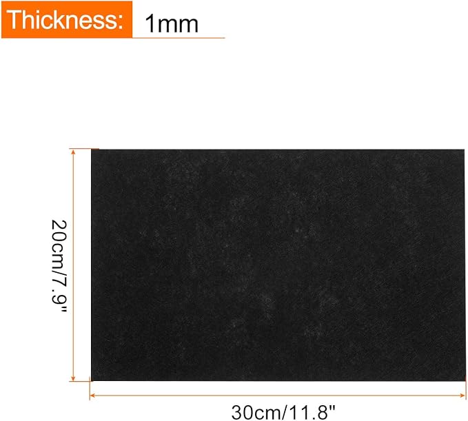 MECCANIXITY Adhesive Felt Sheets, Felt Fabric Crafts Back Adhesive Felt Sheets - Image 2