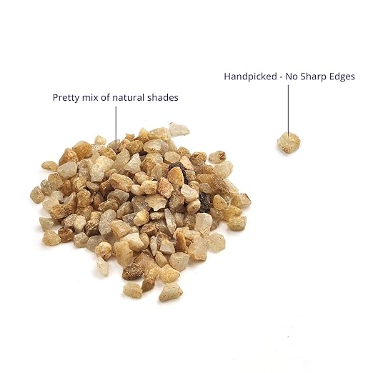 River Rocks Decorative Ornamental Vase Filler 0.25" Natural Aquarium Gravel - Image 4