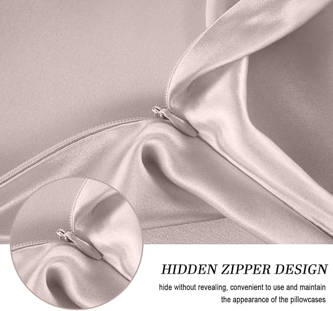 Jocoku 100% Mulberry Silk Pillowcases Set of 2 - Image 6