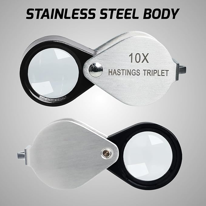 Hastings Triplet Loupe 10X Jeweler's Loupe - Image 3