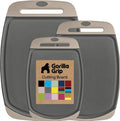 GORILLA GRIP BPA-Free Reversible Kitchen Cutting Board Set of 3, US Designed by Unknown