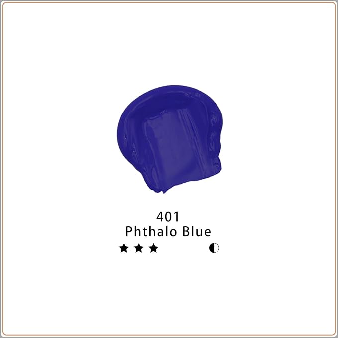 Artecho Blue Acrylic Paint, Phthalo Blue Paint Tubes, Art Craft Paints - Image 2