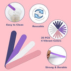 HTVRONT Stir Sticks for Epoxy Resin, 4 Colors | PVC Material, Reusable Plastic - Image 2