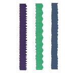 3PCS Irregular Edges Ruler Stainless Steel Paper Tearing Ruler Wavy Line - Image 6