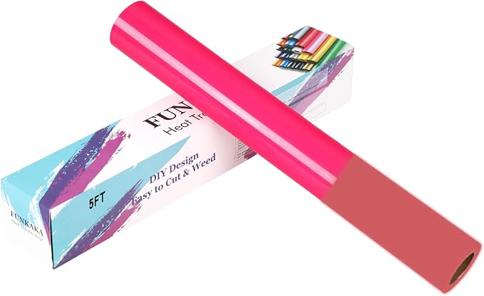 FUNKAKA Glow in The Dark Heat Transfer Vinyl Roll, Glow in The Dark HTV Vinyl by FUNKAKA