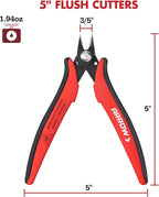 ARROW Micro Wire Cutters, Side & Diagonal Flush Cut Pliers - Image 3