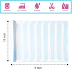 Sheet Metallic Foil Heat Transfer Vinyl olographic Silver, 12Inch*6Ft Bundle - Image 3