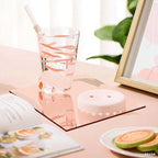 5 Pcs 12 x12 Inch Rose Acrylic Mirror Sheet, 1/8 Inch Thick Opaque Glossy Mirror - Image 5