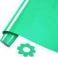 Tintnut Castleton Green Neon Puff HTV Vinyl Roll, easy cut & weed, stretch by Tintnut