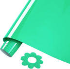 Tintnut Castleton Green Neon Puff HTV Vinyl Roll, easy cut & weed, stretch by Tintnut