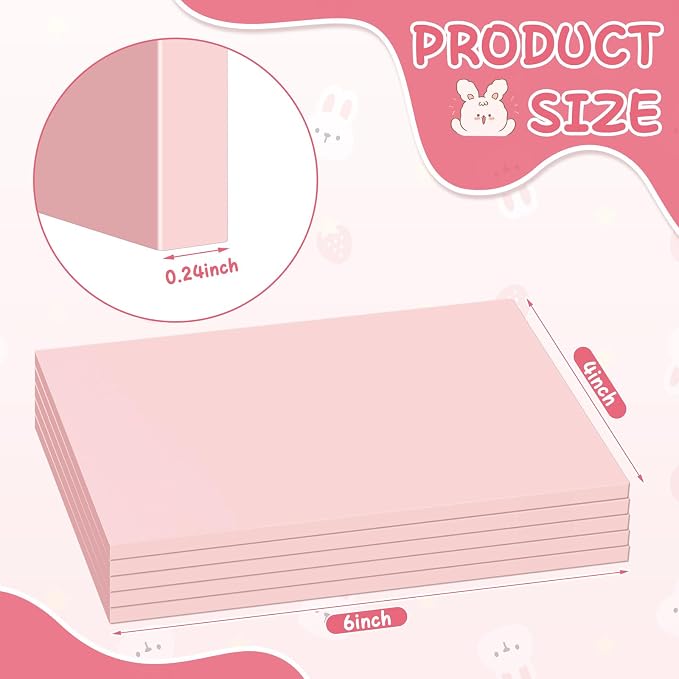 Frienda 30 Pack 4"x6" Rubber Carving Blocks Rubber Stamp Carving Linoleum Blocks - Image 2
