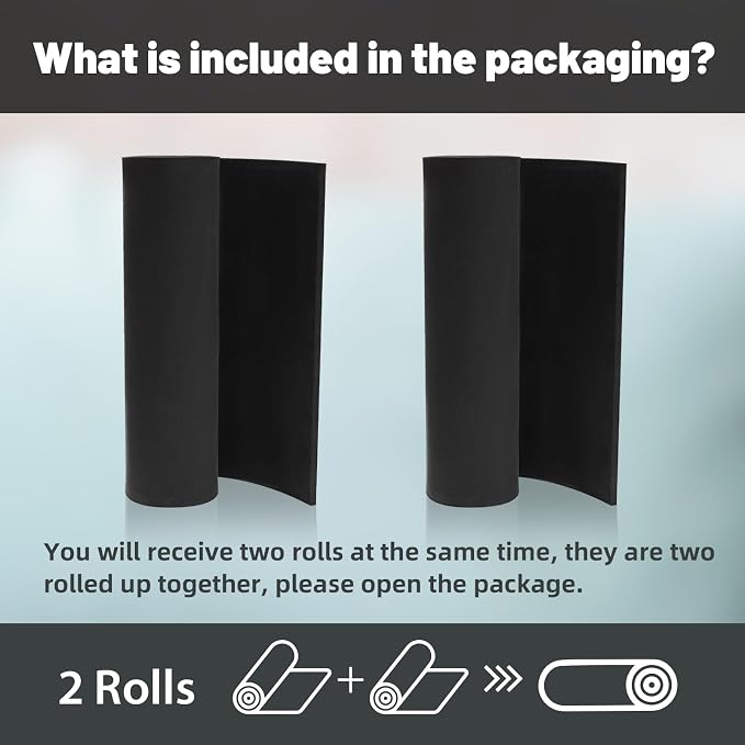 Do²ping 2-Pack Black EVA Foam roll, 2mm Thick Premium Cosplay EVA Foam Sheet - Image 6
