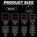 BENECREAT 8pcs Square Quilting Template, 2.5/3/ 4/ 5inch Acrylic DIY Quilt - Image 2
