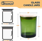 SHOWIN Thick Candle Jars for Making Candles 16 Pcs, 7 OZ Empty Jars - Image 4
