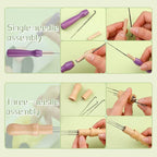 JUPEAN 228 Pcs Needle Felting Kit Wool Felting Tools - Image 3