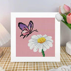 Butterfly Cross Stitch Kits, Daisy Cross Stitch Kits - Image 2