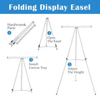 Falling in Art Aluminum Flip Chart Display Easel Stand - Image 3