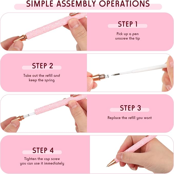Epakh 2 Pieces Weeding Pen Vinyl Pen Pin Weeding Tool Fine Point Glitter Metal - Image 4