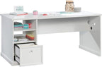 Sauder Craft Pro Series Craft Table/ Pantry cabinets, in White finish - Image 17