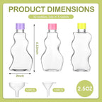 Yaomiao 30 Packs 2.5 oz Plastic Sand Art Bottles - Image 2