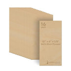 3 mm Baltic Birch Plywood 1/8 x 6 x 12 Inch, Box of 16 B/BB Grade Craft Wood by Woodpeckers