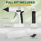 Assark Cordless Hot Glue Gun, Full Size, 6000mAh 60-Min Battery, Plug-in - Image 8