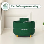 SKYDUE 360 Degree Rotating Desk Organizer, Dual-Purpose Pencil Pen Holder - Image 2