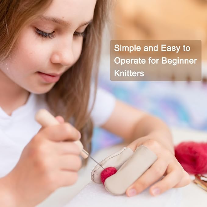 uxcell 3.53oz Wool Roving Yarn, Needle Felting Wool Fiber DIY Craft Needle Wet - Image 5