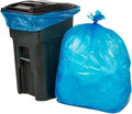 55 Gallon Recycling Bags, 1.5 Mil, Blue, 38x55, 100/Case