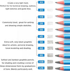 Sketch Pencils for Drawing HB, Sketching & Doodling | Graphite Pencil for - Image 6
