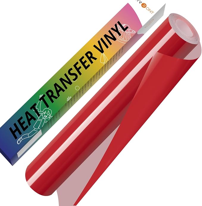 HTVRONT Red HTV Vinyl Roll by HTVRONT