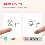 Taja Gel Pens, 0.5mm Fine Point Smooth Writing Pens - Image 5