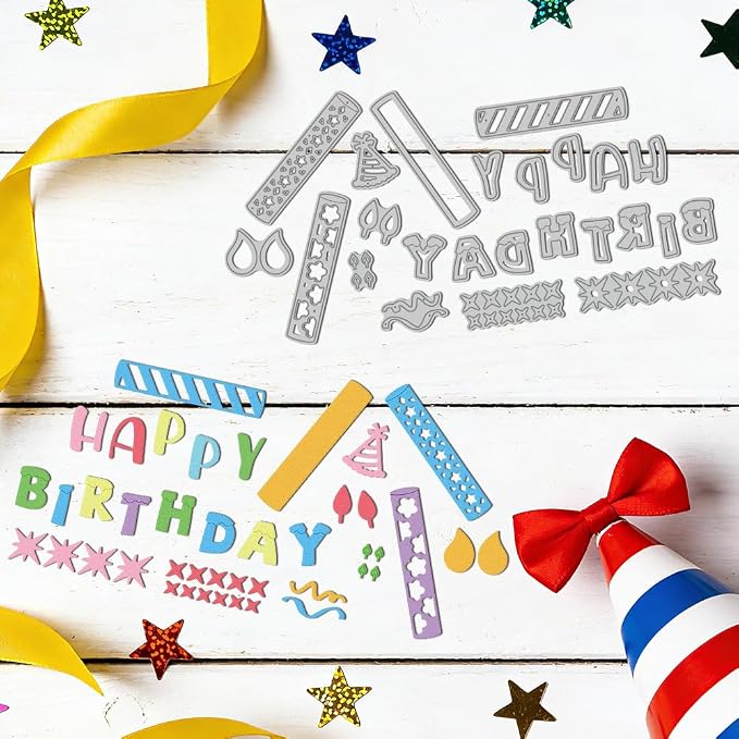 Cute Birthday Candles Metal Cutting Dies DIY Paper Craft Die Cuts Carbon Steel - Image 4
