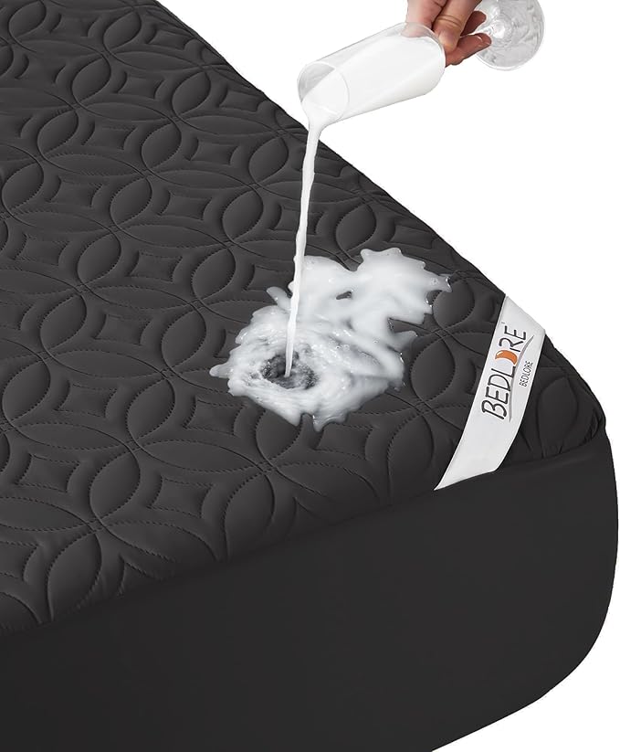 BEDLORE Waterproof Mattress Protector, King Size Mattress Pad by Bedlore