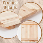 BENECREAT 11.8x15.75 Inch Clay Board Wooden Mat Mud Board, Clay Drying Board - Image 4