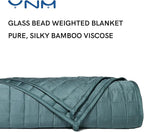 YnM Cooling Weighted Blanket for Adults, 10lbs Heavy Bed Throw for One Person - Image 2
